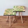 HANAH HOME Set 2 stočića 2Shp261 Green - slika 1
