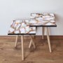 HANAH HOME Set 2 stočića 2Shp262 Brown - slika 1