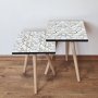 HANAH HOME Set 2 stočića 2Shp270 White - slika 1