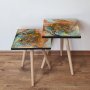 HANAH HOME Set 2 stočića 2Shp280 Multicolor - slika 1