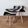 HANAH HOME Set 2 stočića 2Shp285 White - slika 1