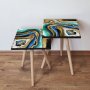 HANAH HOME Set 2 stočića 2Shp288 Multicolor - slika 1