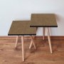 HANAH HOME Set 2 stočića 2Shp297 Brown - slika 1