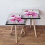 HANAH HOME Set 2 stočića 2Shp298 Pink - slika 1