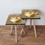 HANAH HOME Set 2 stočića 2Shp307 Beige - slika 1