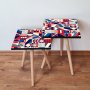 HANAH HOME Set 2 stočića 2Shp323 Multicolor - slika 1