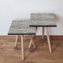 HANAH HOME Set 2 stočića 2Shp328 Beige - slika 1