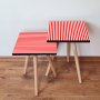 HANAH HOME Set 2 stočića 2Shp339 Red - slika 1