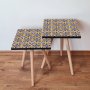 HANAH HOME Set 2 stočića 2Shp35 Orange - slika 1