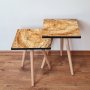HANAH HOME Set 2 stočića 2Shp351 Camel - slika 1