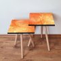 HANAH HOME Set 2 stočića 2Shp359 Orange - slika 1