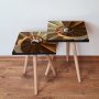 HANAH HOME Set 2 stočića 2Shp360 Brown - slika 1