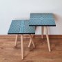 HANAH HOME Set 2 stočića 2Shp362 Blue - slika 1