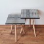 HANAH HOME Set 2 stočića 2Shp363 Grey - slika 1