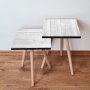 HANAH HOME Set 2 stočića 2Shp364 White - slika 1