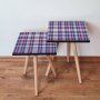 HANAH HOME Set 2 stočića 2Shp368 Navy Blue - slika 1