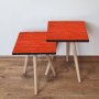 HANAH HOME Set 2 stočića 2Shp371 Red - slika 1