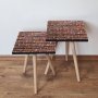 HANAH HOME Set 2 stočića 2Shp372 Brown - slika 1