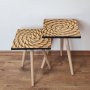 HANAH HOME Set 2 stočića 2Shp374 Beige - slika 1