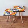 HANAH HOME Set 2 stočića 2Shp375 Multicolor - slika 1