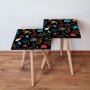 HANAH HOME Set 2 stočića 2Shp376 Multicolor - slika 1