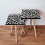 HANAH HOME Set 2 stočića 2Shp377 White - slika 1