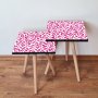 HANAH HOME Set 2 stočića 2Shp378 Fuchsia - slika 1