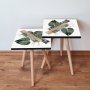 HANAH HOME Set 2 stočića 2Shp385 White - slika 1