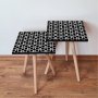 HANAH HOME Set 2 stočića 2Shp395 White - slika 1