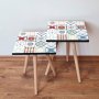 HANAH HOME Set 2 stočića 2Shp398 Multicolor - slika 1
