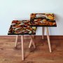 HANAH HOME Set 2 stočića 2Shp412 Orange - slika 1