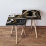 HANAH HOME Set 2 stočića 2Shp415 Black - slika 1