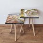 HANAH HOME Set 2 stočića 2Shp416 Multicolor - slika 1