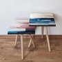 HANAH HOME Set 2 stočića 2Shp419 Multicolor - slika 1