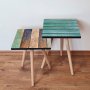 HANAH HOME Set 2 stočića 2Shp424 Blue - slika 1