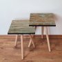 HANAH HOME Set 2 stočića 2Shp426 Green - slika 1
