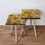 HANAH HOME Set 2 stočića 2Shp433 Mustard - slika 1