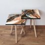 HANAH HOME Set 2 stočića 2Shp438 Multicolor - slika 1