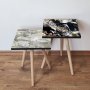 HANAH HOME Set 2 stočića 2Shp441 Grey - slika 1