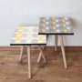HANAH HOME Set 2 stočića 2Shp442 Grey - slika 1