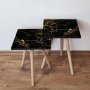 HANAH HOME Set 2 stočića 2Shp444 Black - slika 1