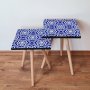 HANAH HOME Set 2 stočića 2Shp45 Navy Blue - slika 1
