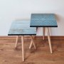 HANAH HOME Set 2 stočića 2Shp450 Blue - slika 1