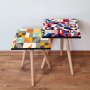 HANAH HOME Set 2 stočića 2Shp452 Multicolor - slika 1