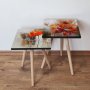 HANAH HOME Set 2 stočića 2Shp458 Multicolor - slika 1