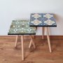 HANAH HOME Set 2 stočića 2Shp465 Green - slika 1