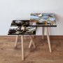 HANAH HOME Set 2 stočića 2Shp468 Multicolor - slika 1