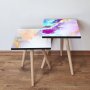 HANAH HOME Set 2 stočića 2Shp470 Multicolor - slika 1