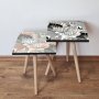 HANAH HOME Set 2 stočića 2Shp472 Multicolor - slika 1