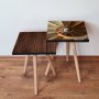 HANAH HOME Set 2 stočića 2Shp479 Brown - slika 1